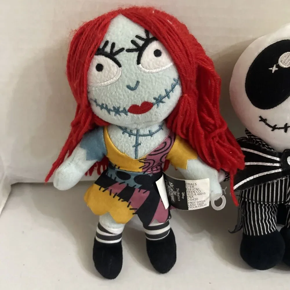 Mixed Lot Nightmare Before Christmas Plysh Sally Jack Mayor Stuffed Animals